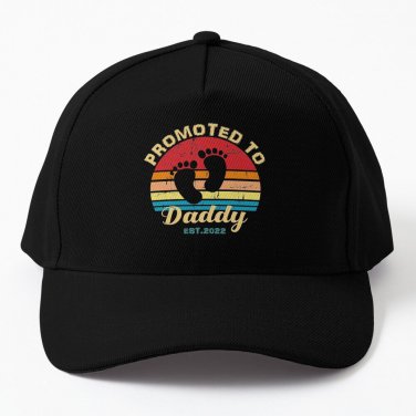 Promoted Daddy Est 2022 Baseball Cap Casquette Christmas Hat Hard Hats