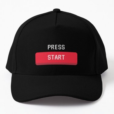 Press Start Baseball Cap Casquette Caps Trucker Hats Cap