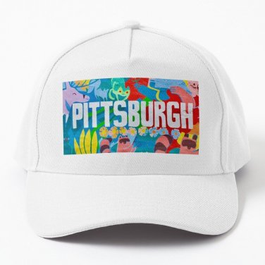 Pittsburgh Mural Baseball Cap Casquette Sunhat Hats Baseball Cap Casquette Hat
