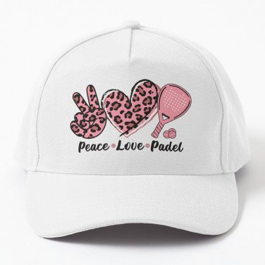 Peace Love Padel Mom I Love Padel Valentine Day Gift Baseball Cap Casquette Hatgolf Cap Hats