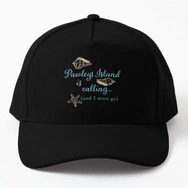 Pawleys Island South Carolina Calling Baseball Cap Casquette Black Gentleman Hat Dad Hat