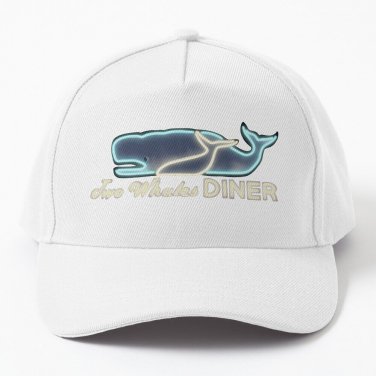 Two Whales Diner Baseball Cap Casquette Horse Hat Funny Hat Thermal Caps