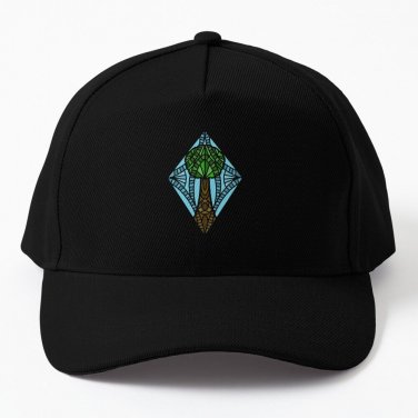 Tree Stained Glass Design Baseball Cap Casquette Hat Cap