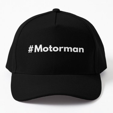 Hashtag Motorman (capital M) Baseball Cap Unisex Hat Casquette Snapback