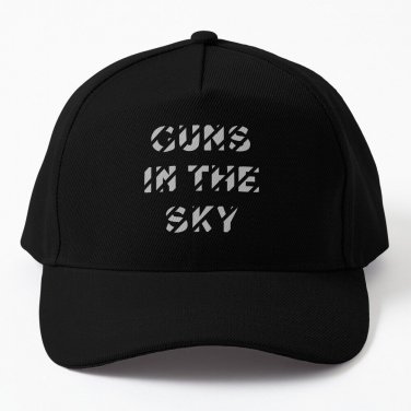 Guns In The Sky, silver Baseball Cap Unisex Hat Casquette Snapback