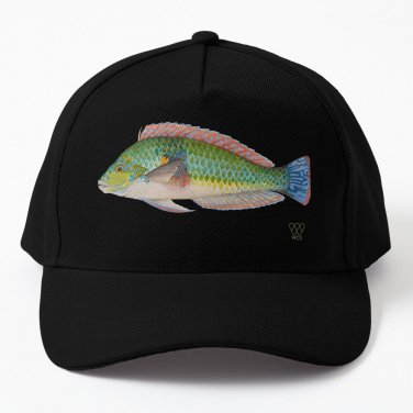 Green Parrot Fish Baseball Cap Unisex Hat Casquette Snapback