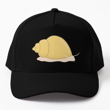 Gold Mystery Snail Baseball Cap Unisex Hat Casquette Snapback