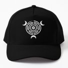 Hecates Wheel Moon Goddess Serpent Labyrinth with 3 Moons Baseball Cap Hat Casquette Snapback