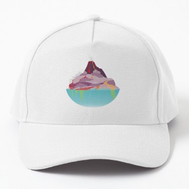 Volcanic Eruption Baseball Cap Casquette Cap Thermal Hat