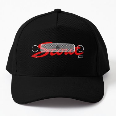 International Harvester Scout 80 classic 1960s truck grille and emblem Cap Hat