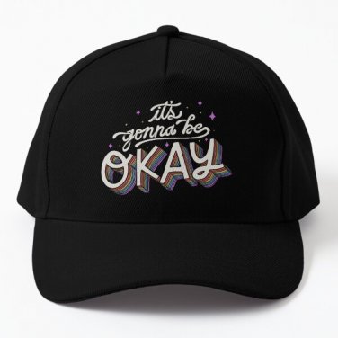 It Is Gonna Be Okay Baseball Cap Hat Czapka Black Casquette Hip Hop