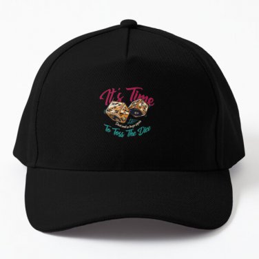 It Amp X27 S Time To Toss The Dice Class Cap Hat Black Casquette Mens Snapback