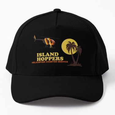 Island Hoppers Baseball Cap Hat Hip Hop Snapback Czapka Black