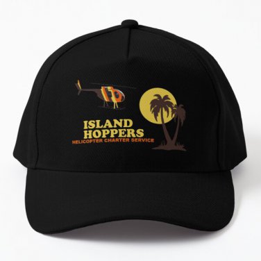 Island Hoppers Baseball Cap Hat Black Snapback Casquette Mens