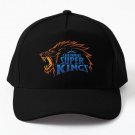 Ipl 2023 Chennai Super Kings Baseball Cap Hat Czapka Black Printed