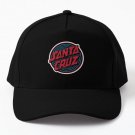 Santa Cruz Baseball Cap Casquette Hat Black Snapback