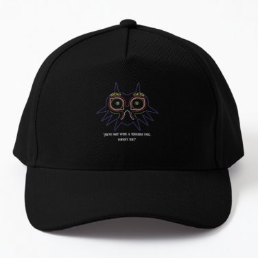 Majora Is Mask A Terrible Fate Baseball Cap Casquette Hat Black