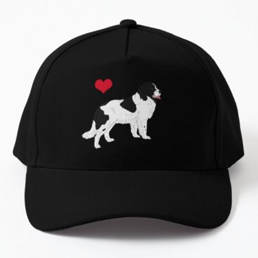Landseer Newfoundland Baseball Cap Hat Black Casquette