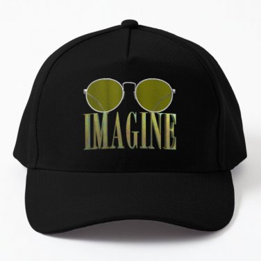 Keep Imagining Baseball Cap Hat Casquette Black Snapback