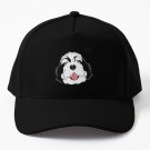 LOVE Black and White Bernedoodle Baseball Cap Unisex Hat Casquette Snapback