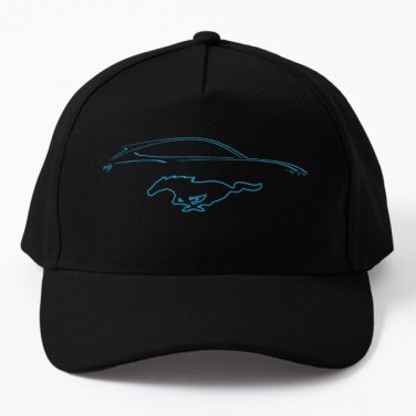 Mach E Silhouette Baseball Cap Hat Black Women Snapback Casquette Mens