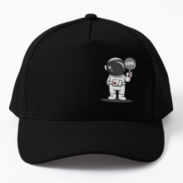 Lunanaut Usa Baseball Cap Casquette Hat Hip Hop Women Black Snapback