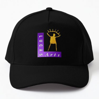 Lucas Arts Baseball Cap Hat Hip Hop Snapback Black Casquette