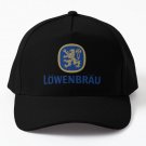 Lowenbrau Logo Baseball Cap Hat Hip Hop Black Casquette Snapback