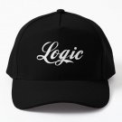Logic Logo Baseball Cap Hat Black Printed Casquette