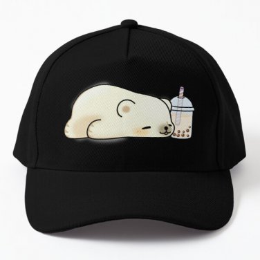Little Polar Bear Chilling With It Is Bob Baseball Cap Hat Women Casquette Snapback
