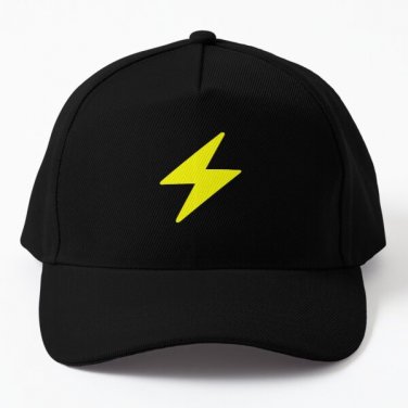 Lightning Network Bitcoin Lightning O Baseball Cap Hat Casquette Snapback Black
