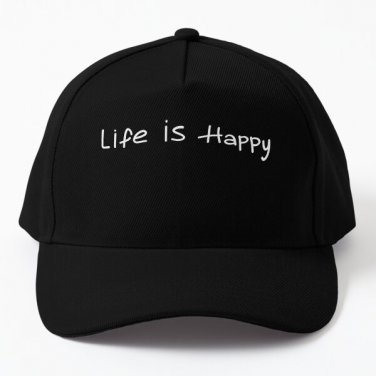 Life Is Happy Baseball Cap Hat Casquette Snapback Hip Hop Czapka