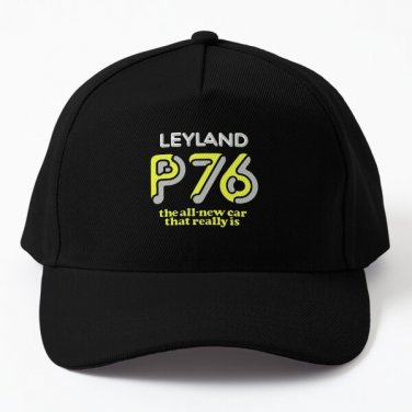 Leyland P76 Baseball Cap Hat Printed Casquette Black Czapka Hip Hop