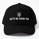 Letterkenny Hefty No Thank You Baseball Cap Hat Black Snapback Printed