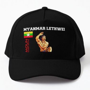 Lethwei Burmese Boxing Martial Art Baseball Cap Casquette Hat Women Mens