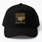 Let Is Eat Trash Get Hit By A Car Baseball Cap Hat Black Casquette Snapback
