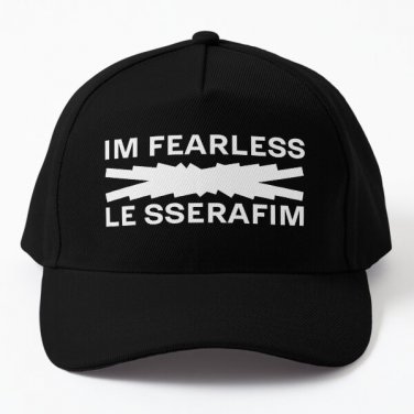 Lesserafim Logo Im Fearless Baseball Cap Hat Snapback Czapka Hip Hop Casquette