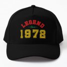 Legend Since 1972 50Th Birthday Gifts Baseball Cap Hat Casquette