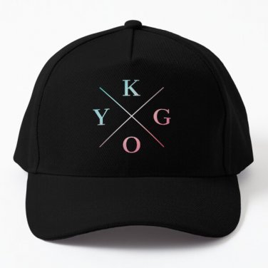 Kygo Dj Logo Baseball Cap Hat Czapka Hip Hop Black Snapback Casquette Printed