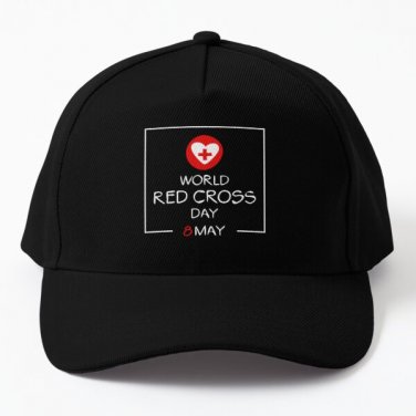 World Red Cross Day Held On 8 May Baseball Cap Casquette Hat Hip Hop Snapback Black Women