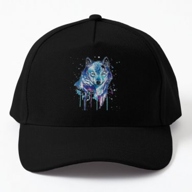 Wolf Baseball Cap Hat Black Snapback Mens Casquette Women