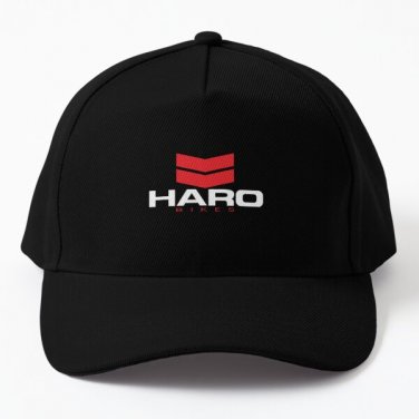 Unstoppable Harro Black Bike Baseball Cap Hat Mens Black Snapback Casquette