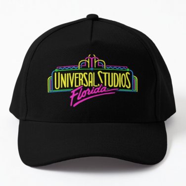 Universal Studios Florida V2 Baseball Cap Hat Casquette Black Women