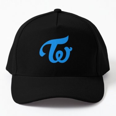 Twice Blue Logo Icon Baseball Cap Casquette Hat Women Black Snapback