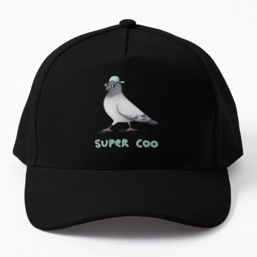 Super Coo Baseball Cap Casquette Hat Snapback Black Mens Women