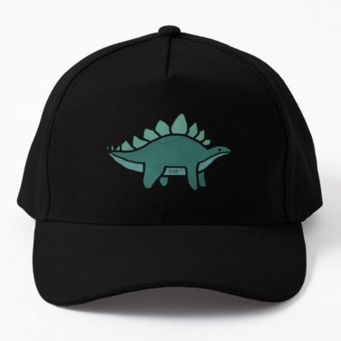 Stegosaurus Doodle Baseball Cap Hat Casquette Black Hip Hop