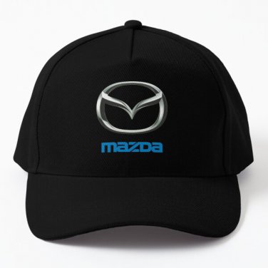 Simple Glossy Blue Baseball Cap Hat Snapback Mens Casquette