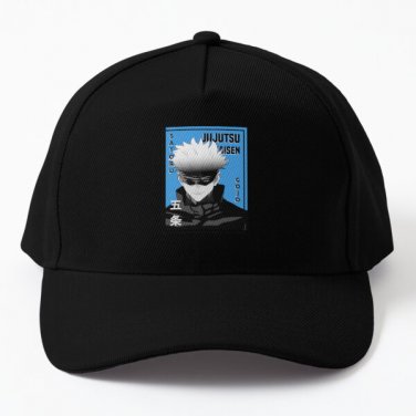 Satoru Gojo Jujutsu Kaisen Baseball Cap Hat Casquette Black Mens