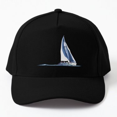 Sail Boat Baseball Cap Casquette Hat Black Hip Hop Snapback Mens Women