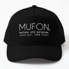 Mufon Mufon Cap Baseball Cap Hat Casquette Snapback Mens Black